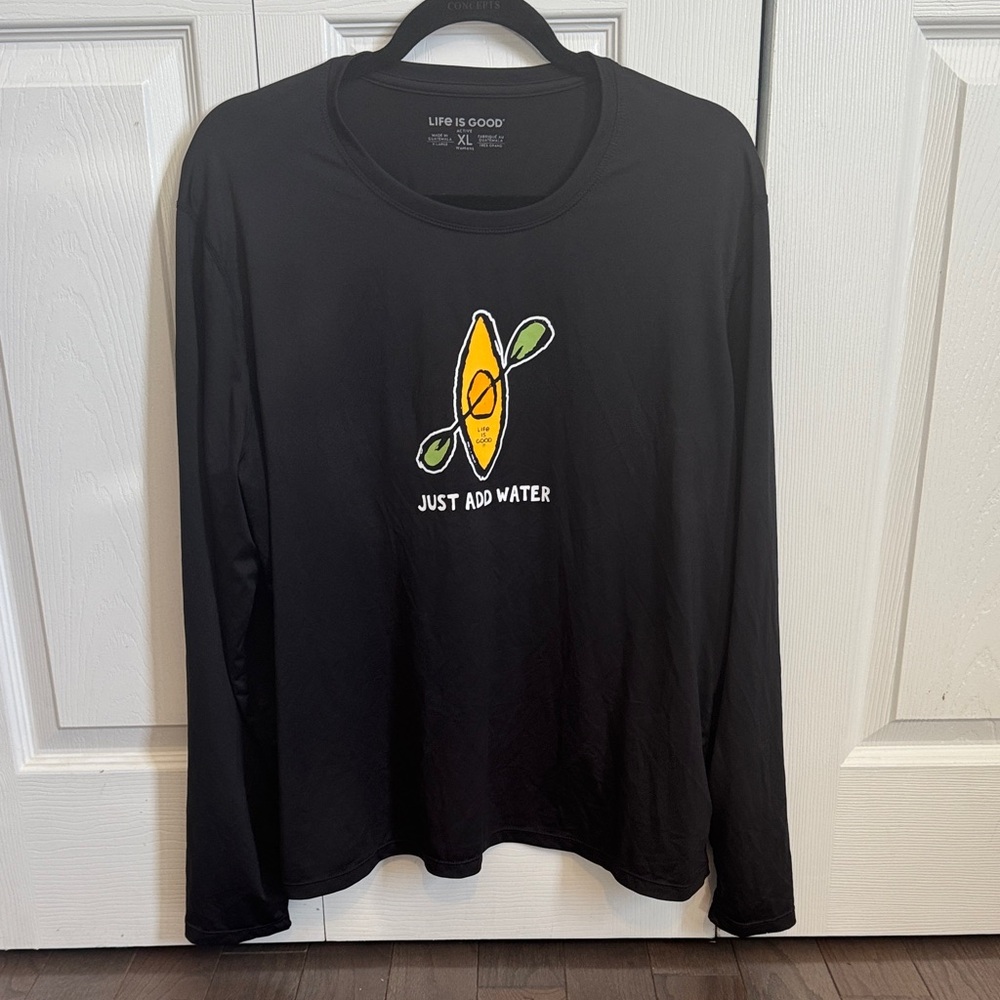 Life Is Good Black Long Sleeve